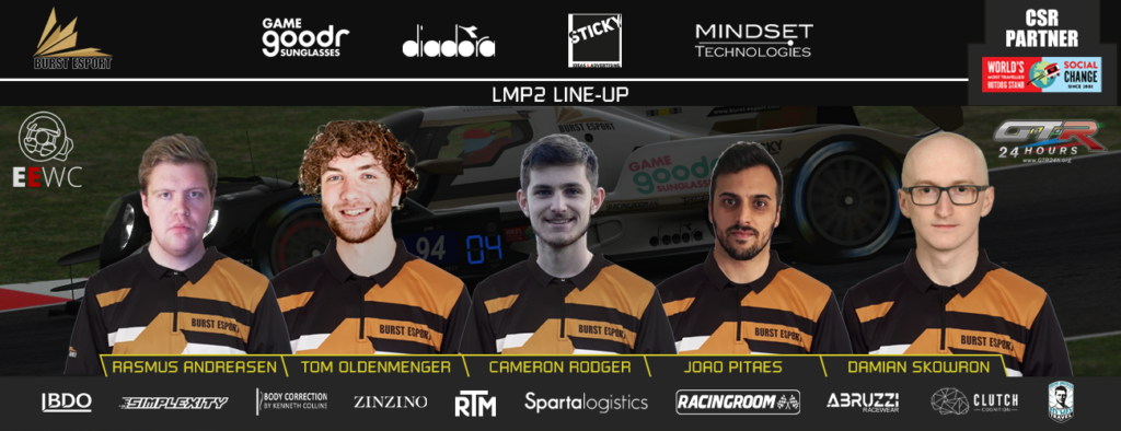 Burst Esport EEWC LMP2 Line-up #gtr24h